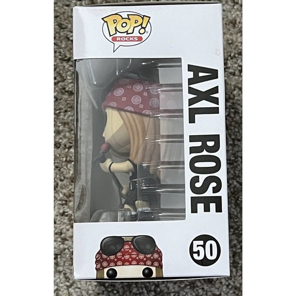 AXL ROSE Guns N Roses Funko POP Rocks 50 Collectible Vinyl Figure - Picture 2 of 6